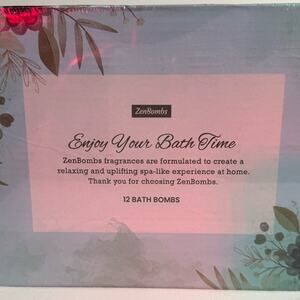 Bath Bomb Set of 12…Relaxing Spa Experience